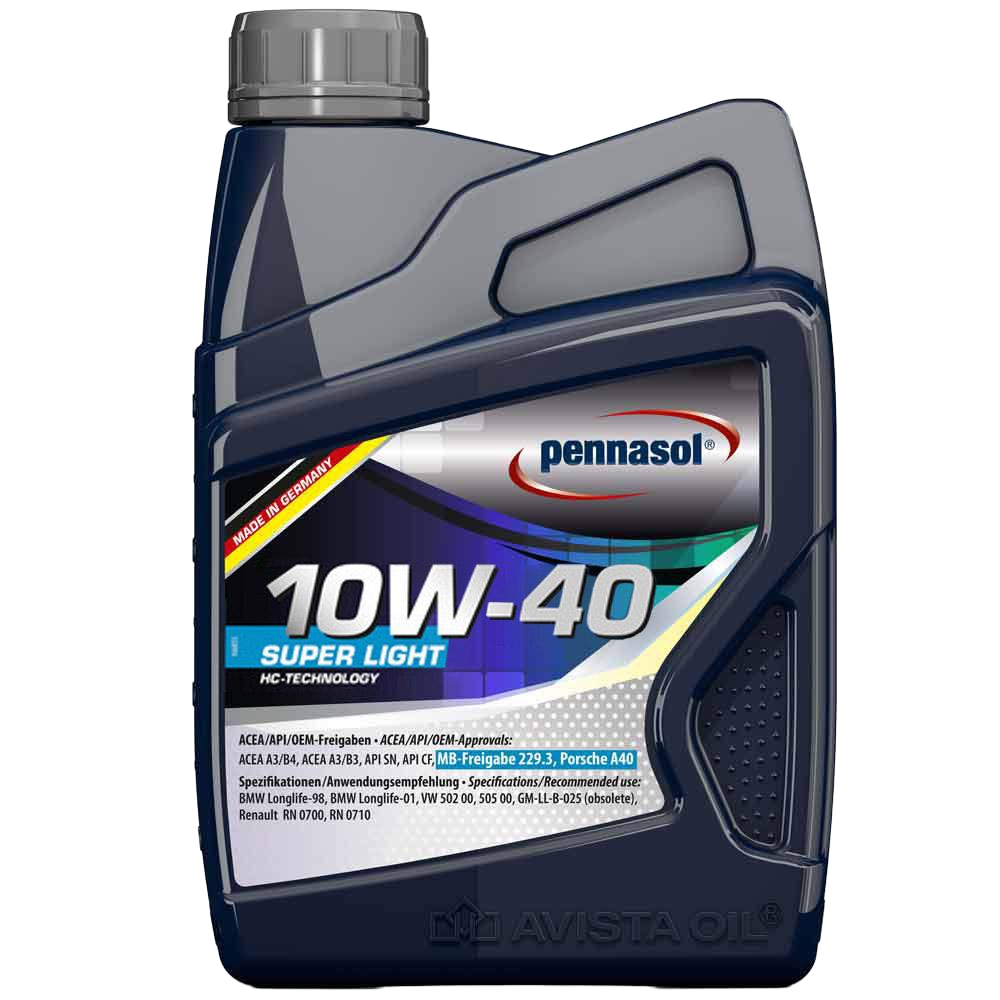 Моторное масло Pennasol Super Light 10W-40, 1л